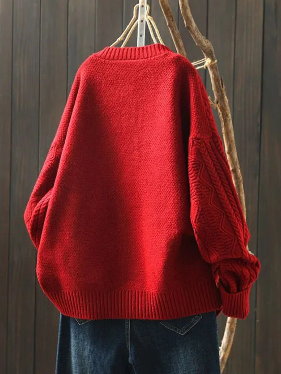 THE LORENZA | CABLE-KNIT CARDIGAN