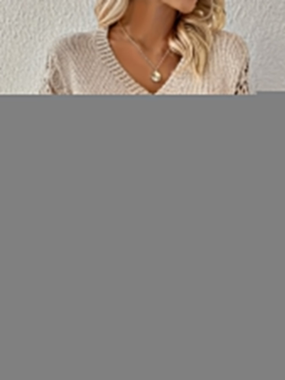 Wendy™ - Stylish Long-Sleeve V-Neck Sweater