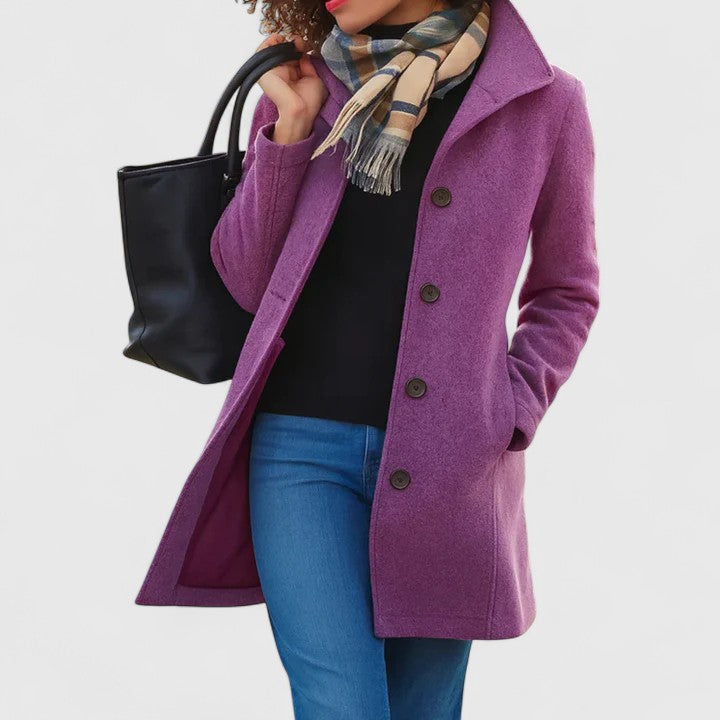 THALIA – TIMELESS SOPHISTICATED PEACOAT
