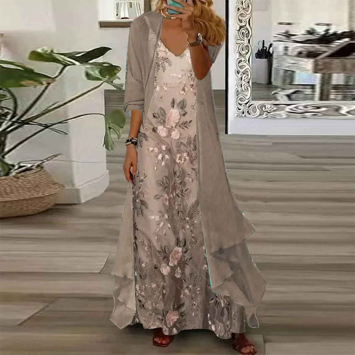 Mara | Maxi Dress with Jacket (2-piece set)