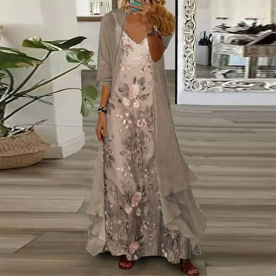 Mara | Maxi Dress with Jacket (2-piece set)