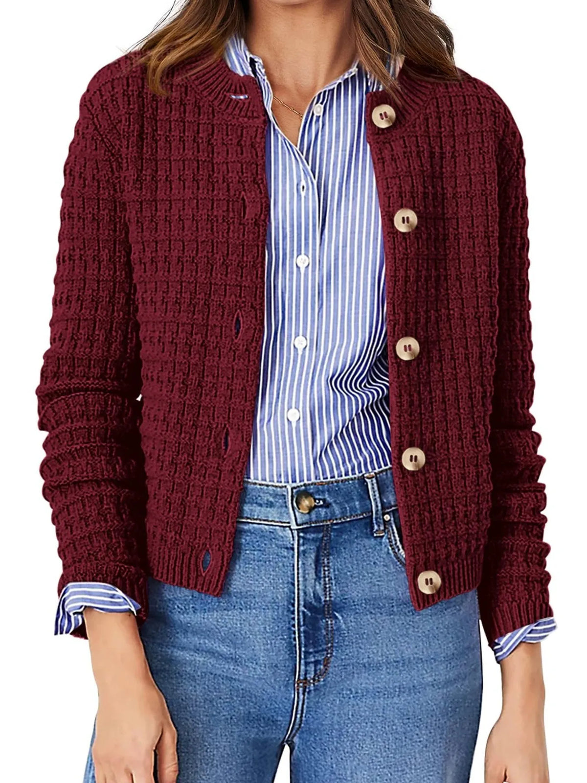 Harper™ - Button-Front Cardigan