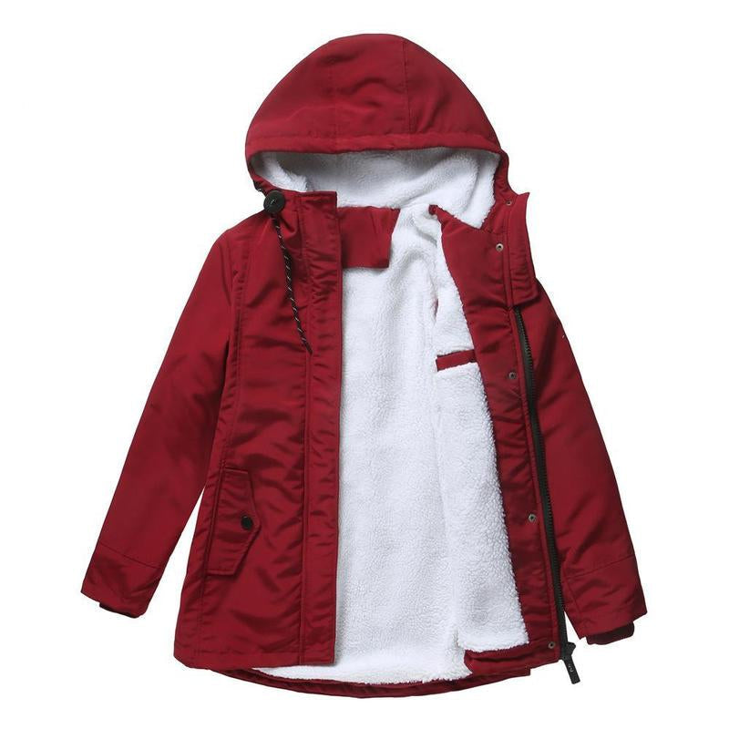 AMINA™ - Insulated Winter Jacket with Hood and Quilted Lining for Ultimate Warmth