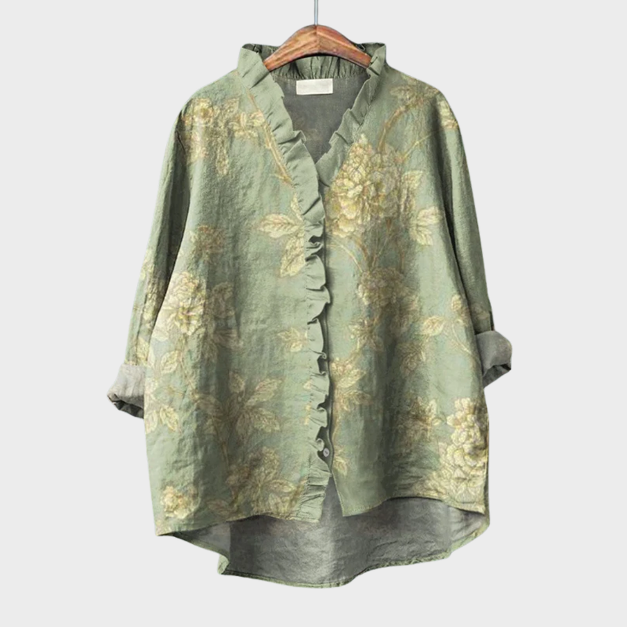 Rosalinde | Elegant Summer Linen Blouse