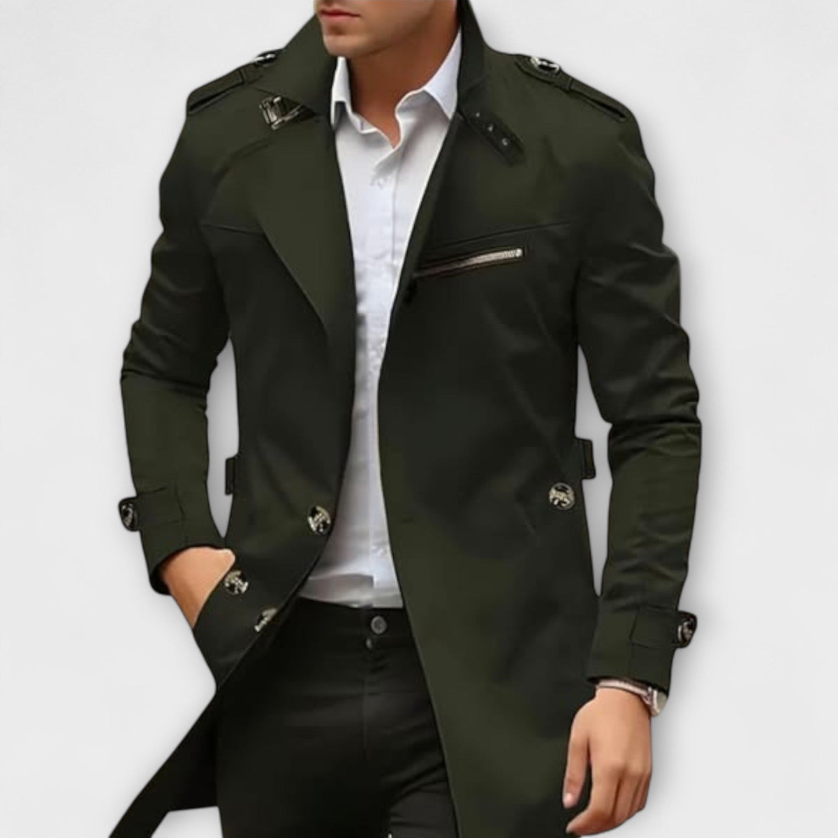 Lucien™ | Stylish Handmade Raincoat
