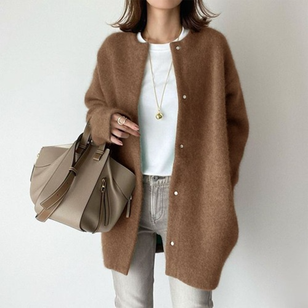 Amanda™ - Refined layered cardigan