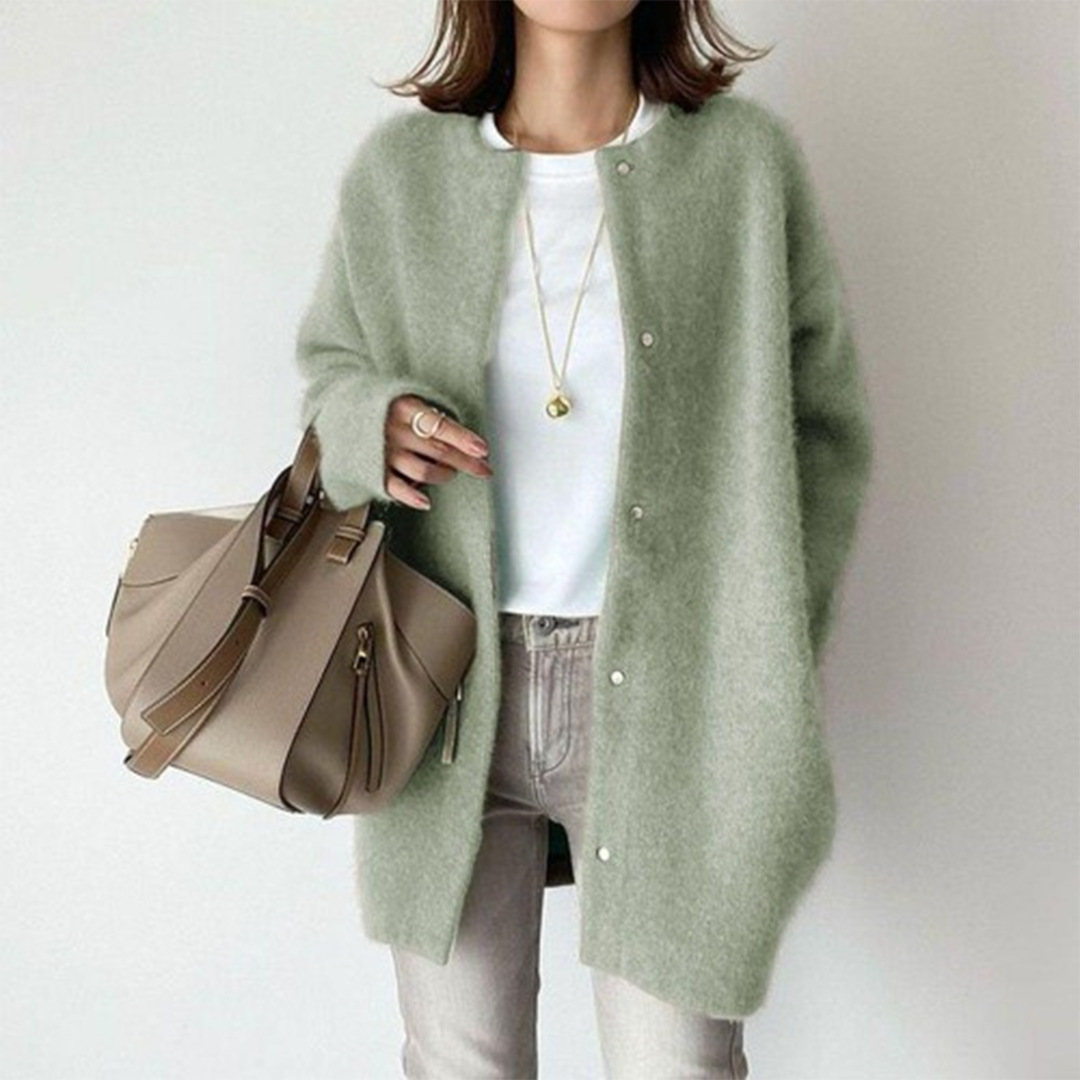 Amanda™ - Refined layered cardigan