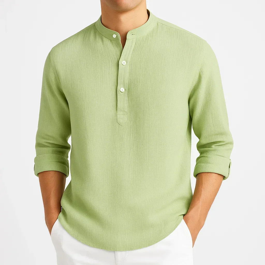 GUNTER – MODERN MANDARIN COLLAR SHIRT
