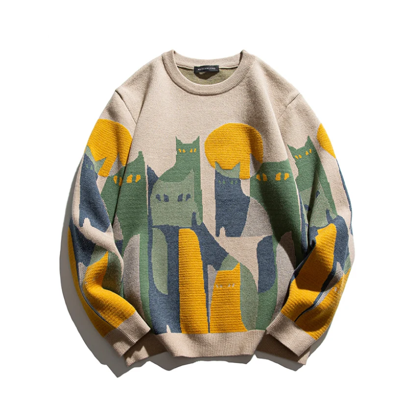 Toni™ - Cat crew-neck sweater