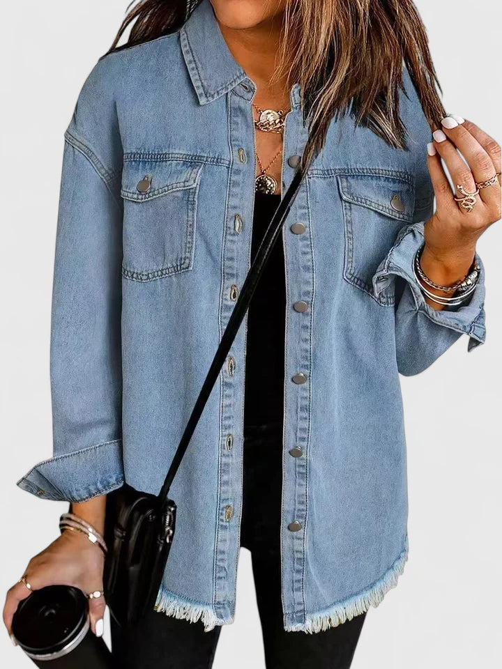 CAROLINE – CLASSIC BUTTON-DOWN SHIRT JACKET