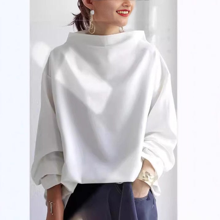 Wanda | High-Neck Soft Knit Top