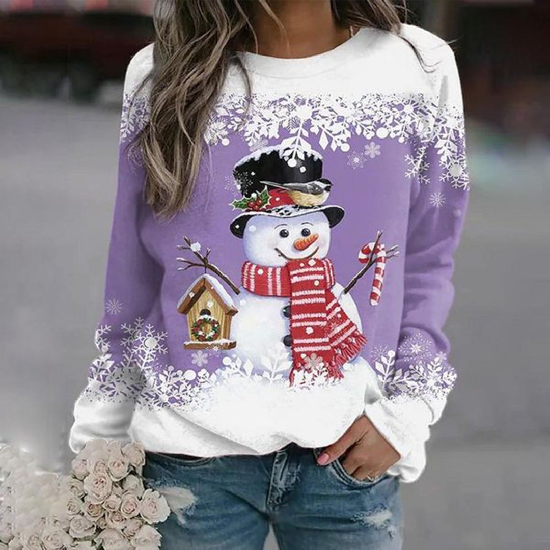 Amalia - Christmas Snowman Pullover