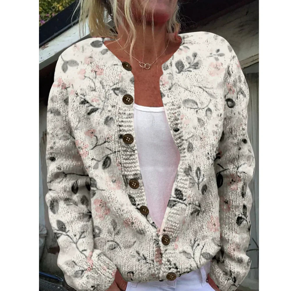 Beverly | Chic cardigan with print