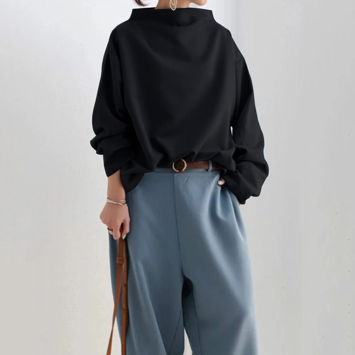 Elly™ - Soft Turtleneck Knit Top