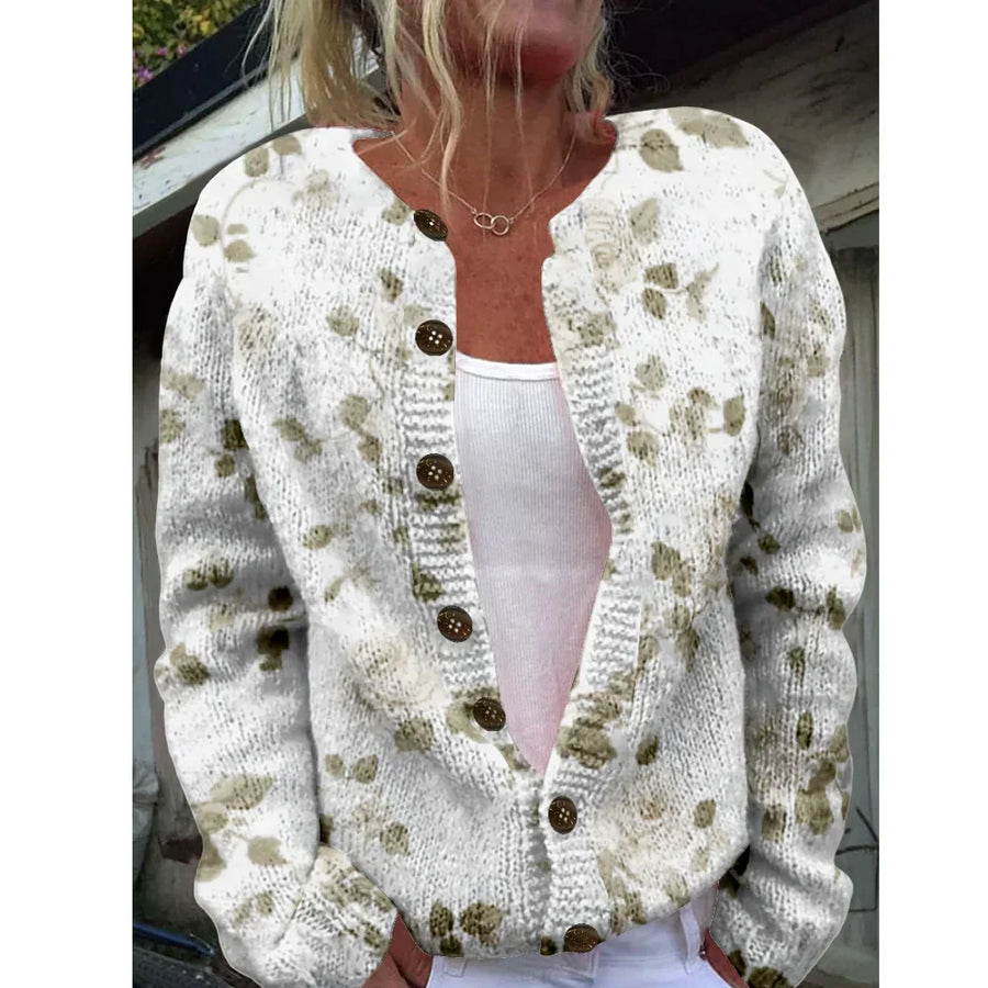Jonna | Chic cardigan with print