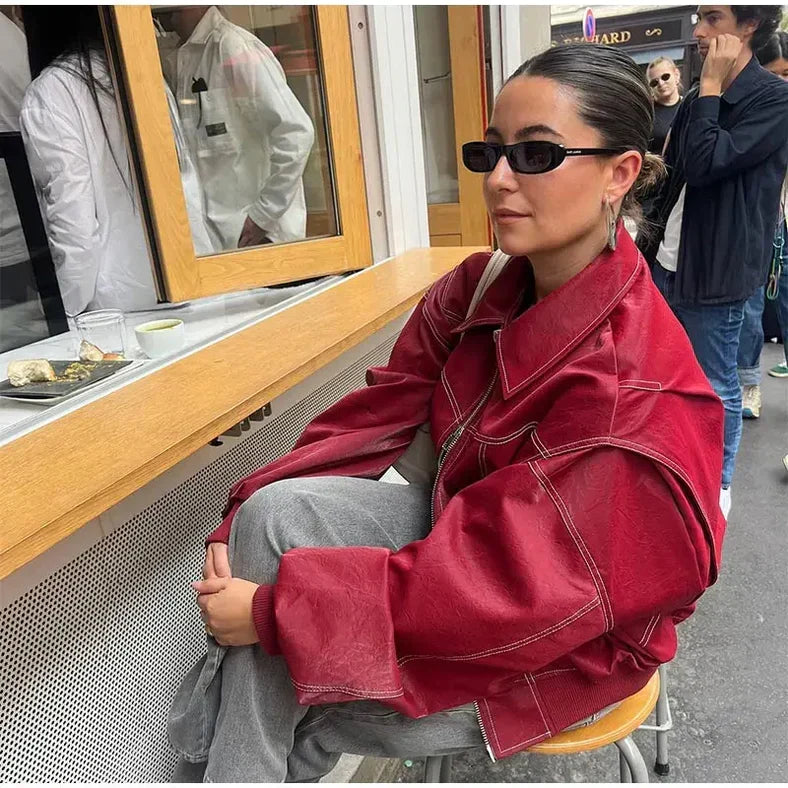 Clara | Women's Oversized Bomber Jacket