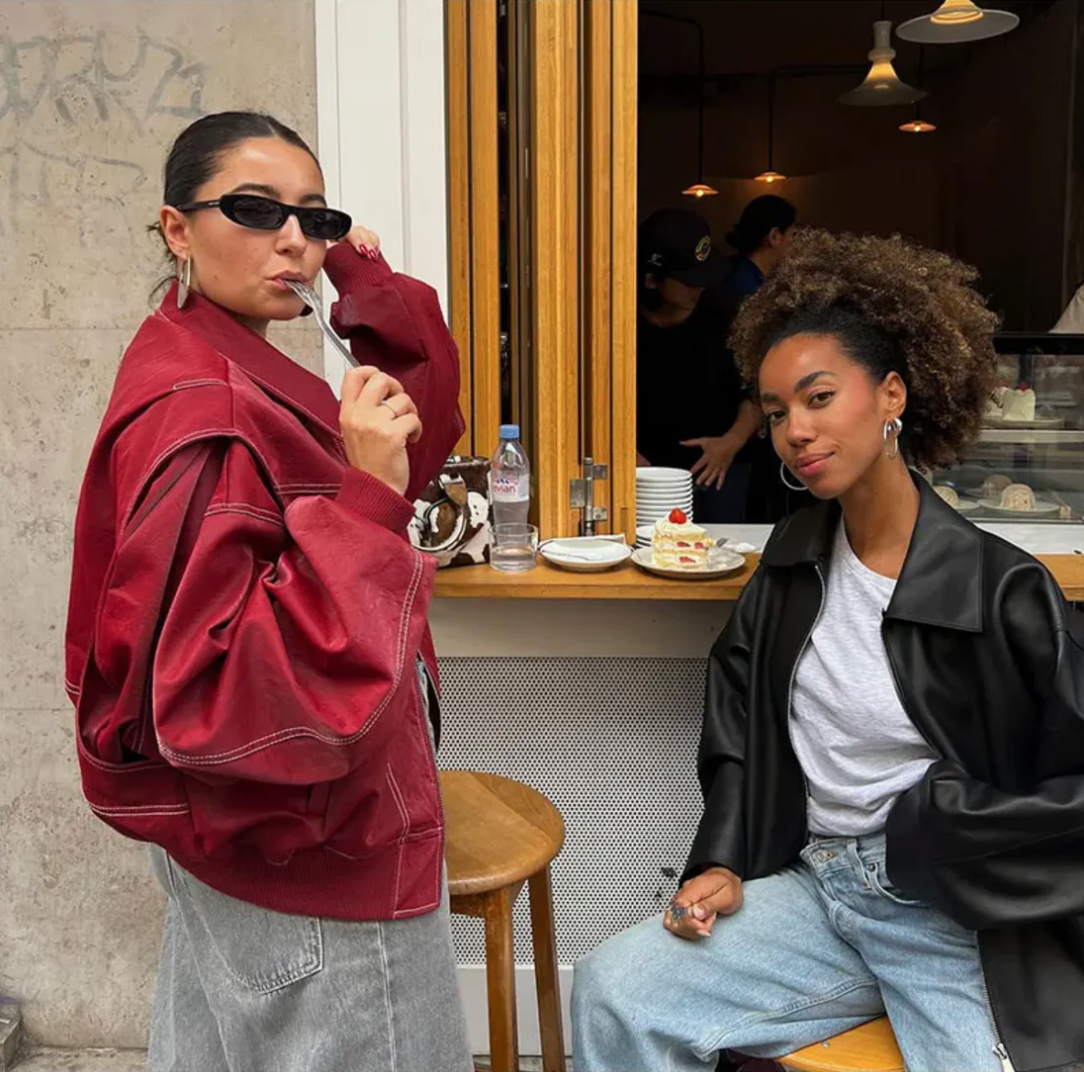 Clara | Women's Oversized Bomber Jacket