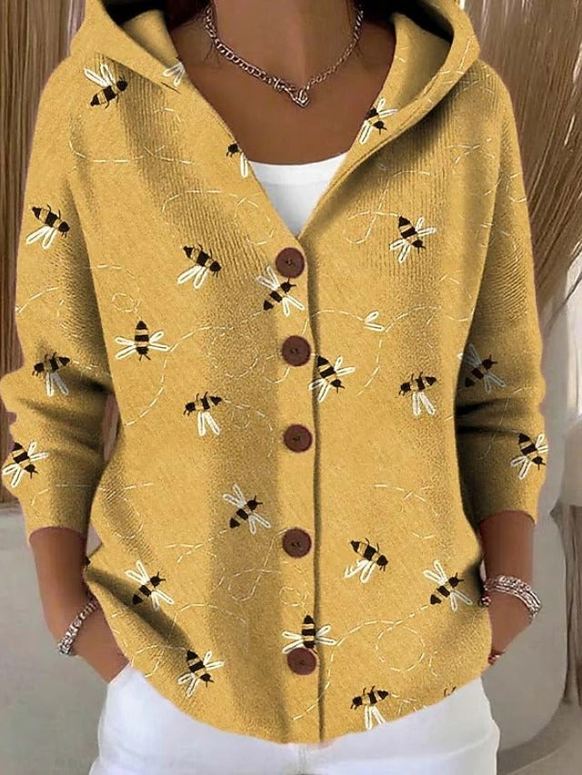 Cassidy | Cozy Artistic Long Cardigan