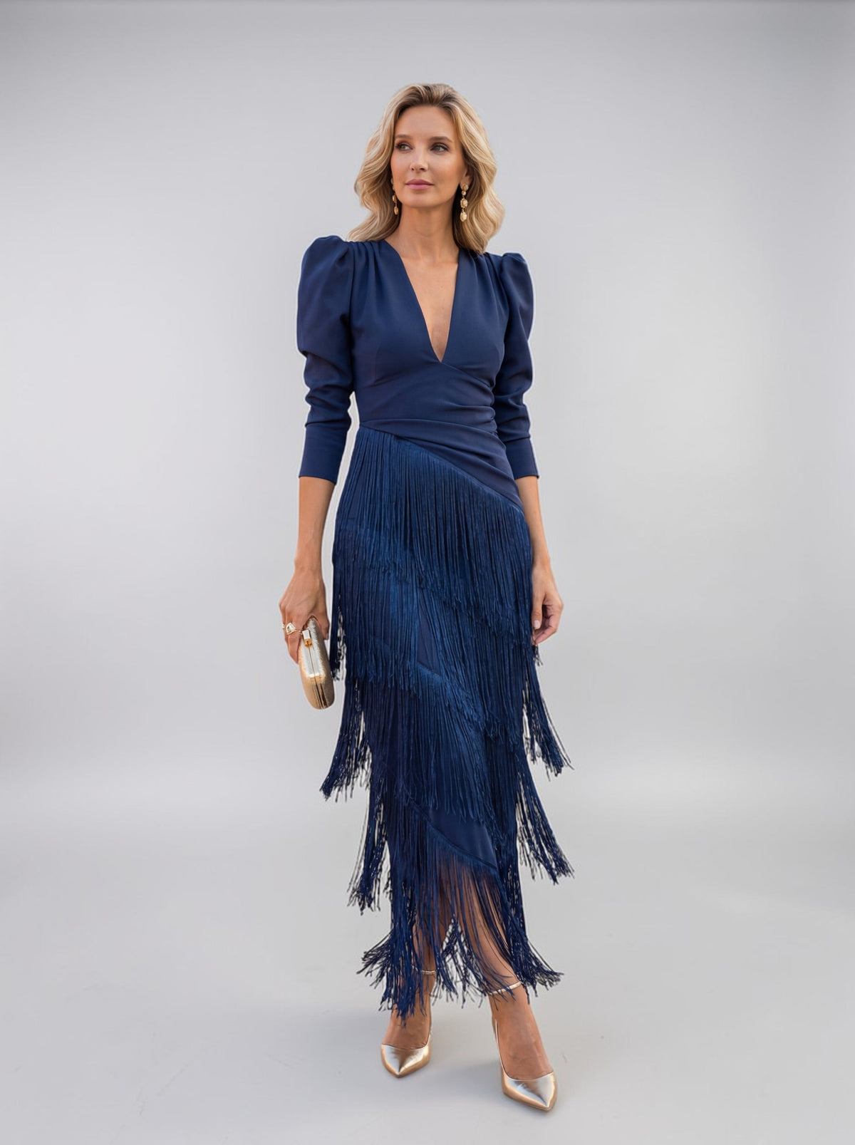 Sofia | Elegant Fringe Dress