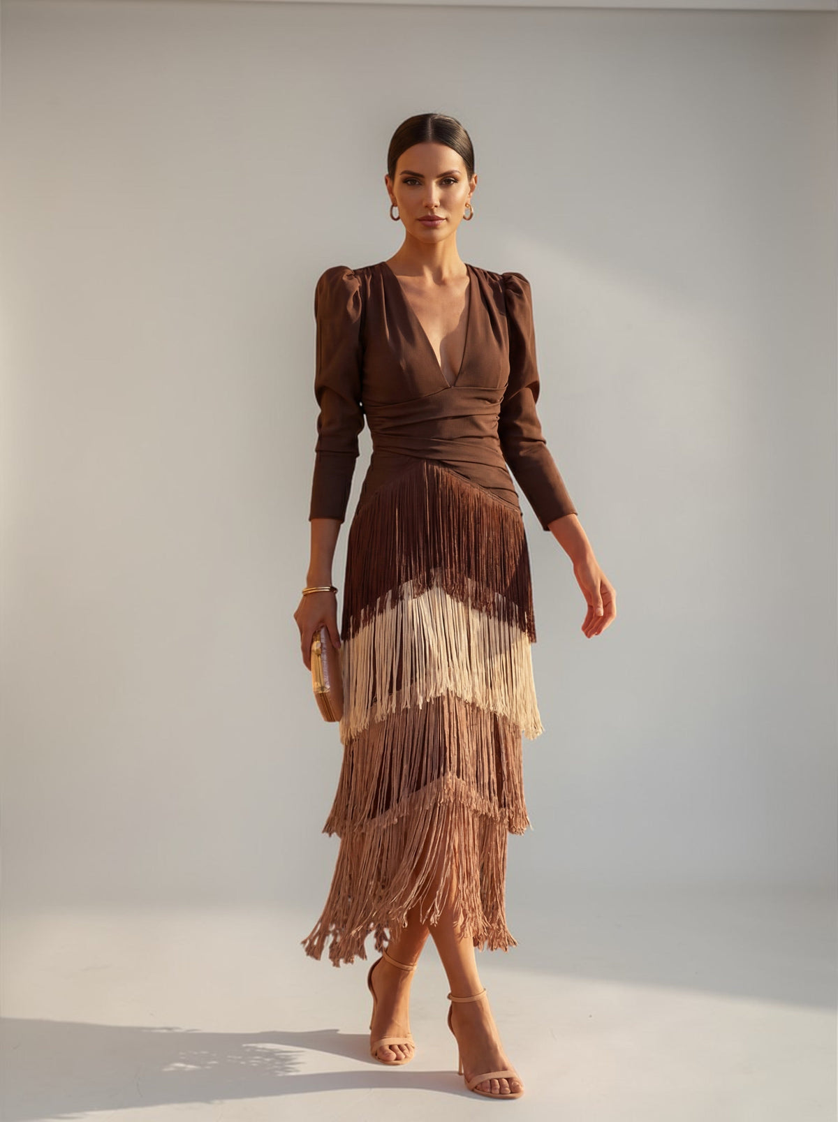 Sofia | Elegant Fringe Dress