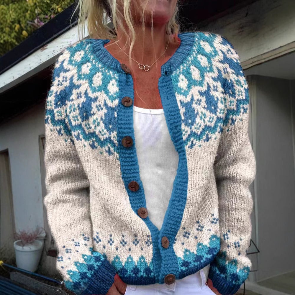 Eva | Vintage Handcrafted Icelandic Cardigan