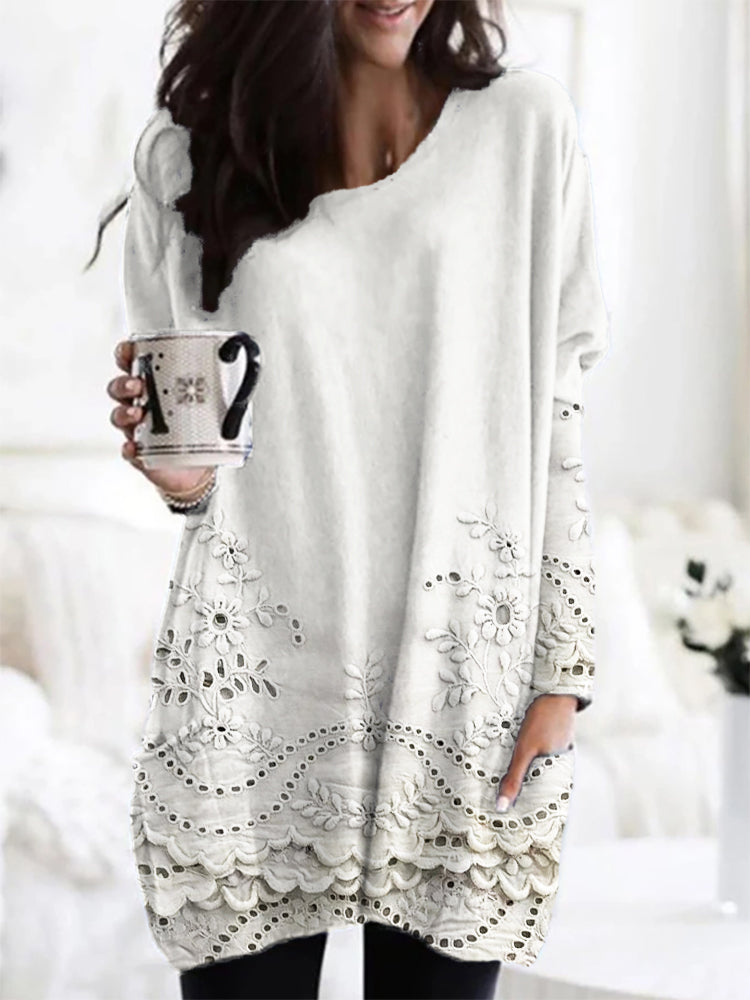 Clarissa™ - Printed Cozy Pullover