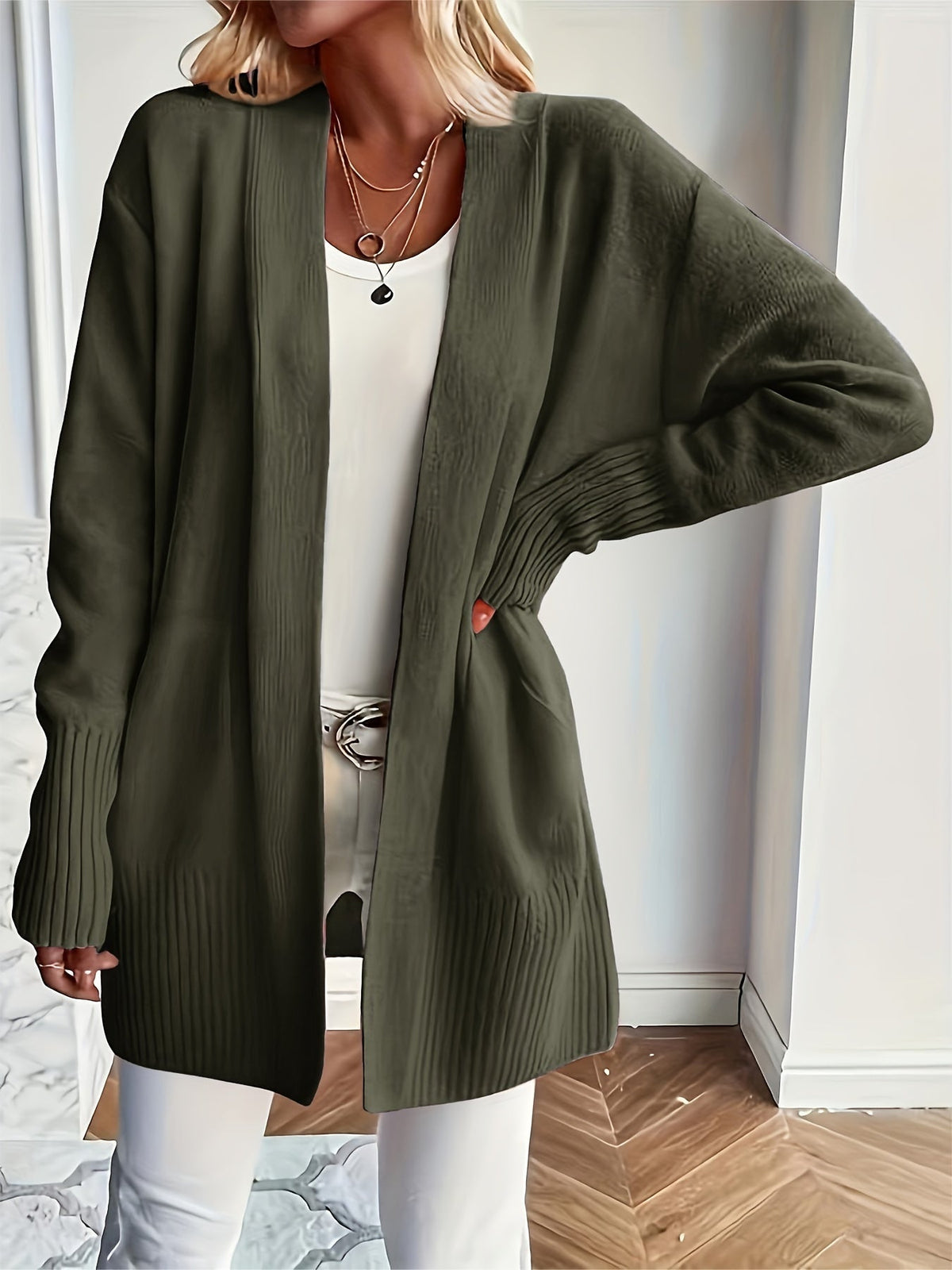Flor™ - Cozy Knit Cardigan