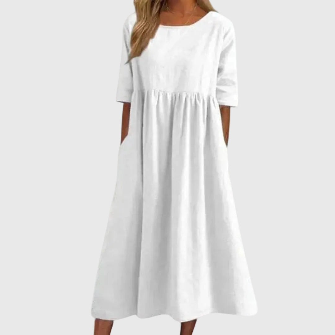 Haisley | Elegant Flowing Midi Dress