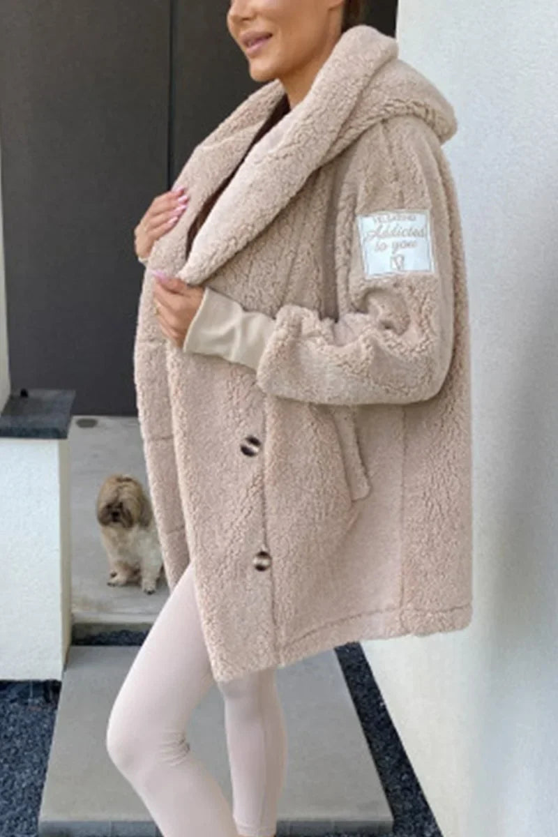 Sabrina - Women's Plush Hooded Jacket