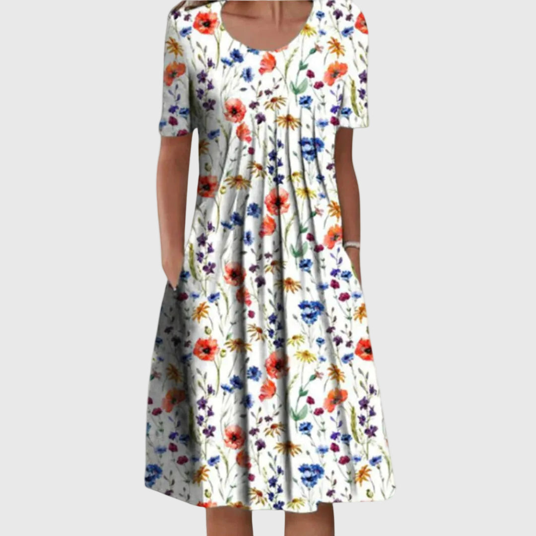 Skylar | Elegant and Flowing Midi Dress