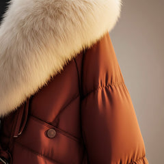 Elsie elegant chic coat detail