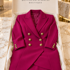 Emmie Chic Blazer Dress in Jennifer Dallas Boutique gift box