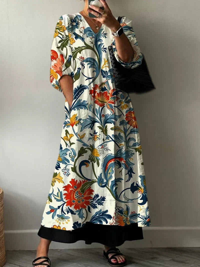 Tiana | Elegant Printed Dress