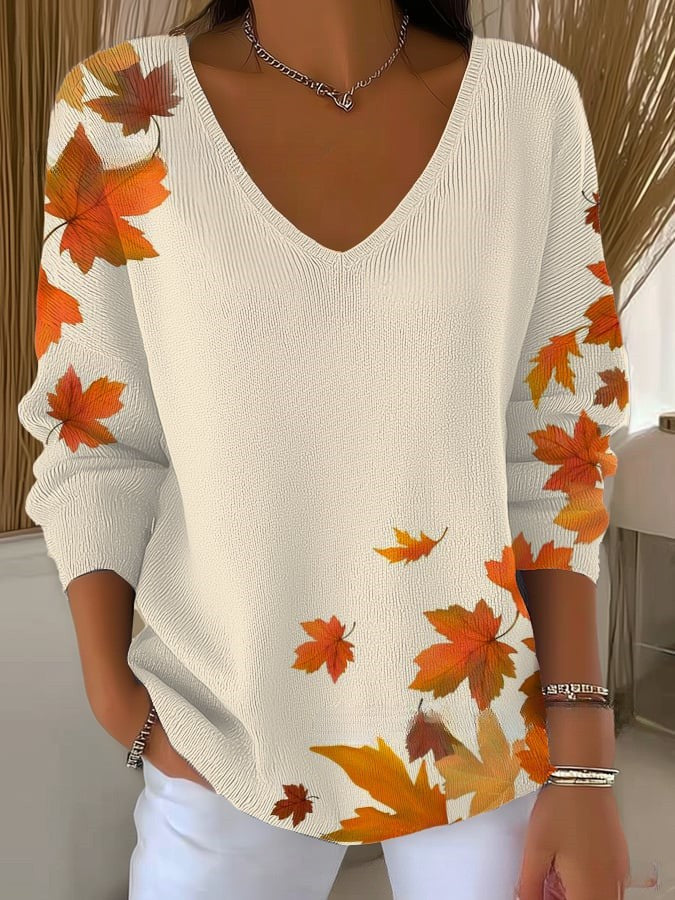 Beatrice – V-Neck Sweater