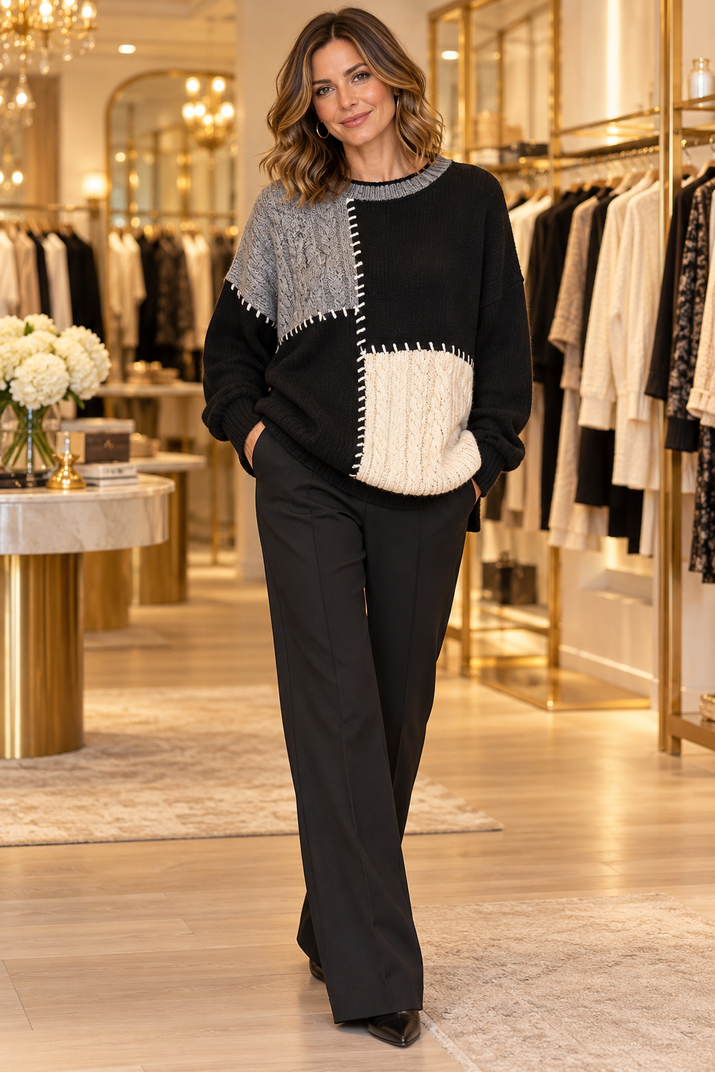 Finn Designer Knitwear in Black — Jennifer Dallas Boutique