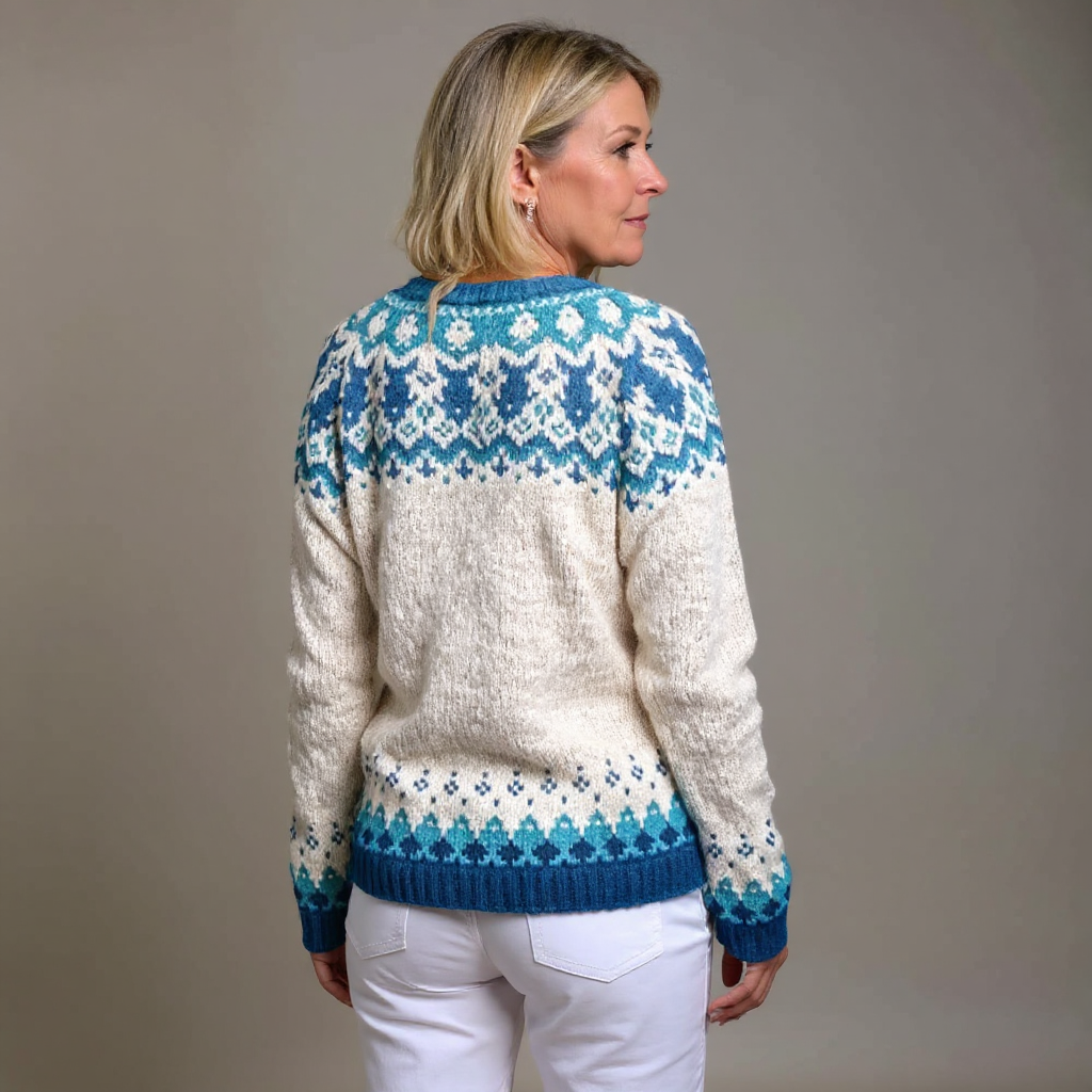 Eva | Vintage Handcrafted Icelandic Cardigan
