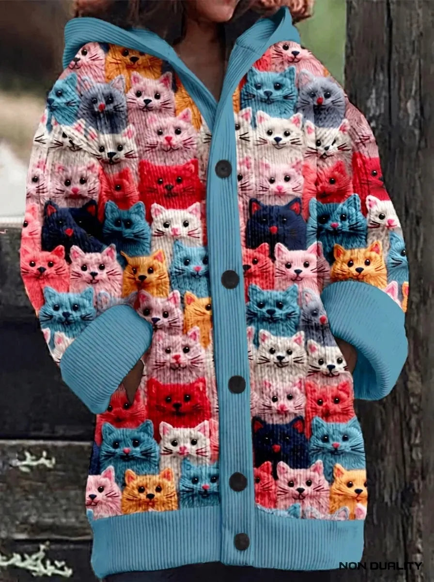 Isabella – Colorful Cat Cardigan