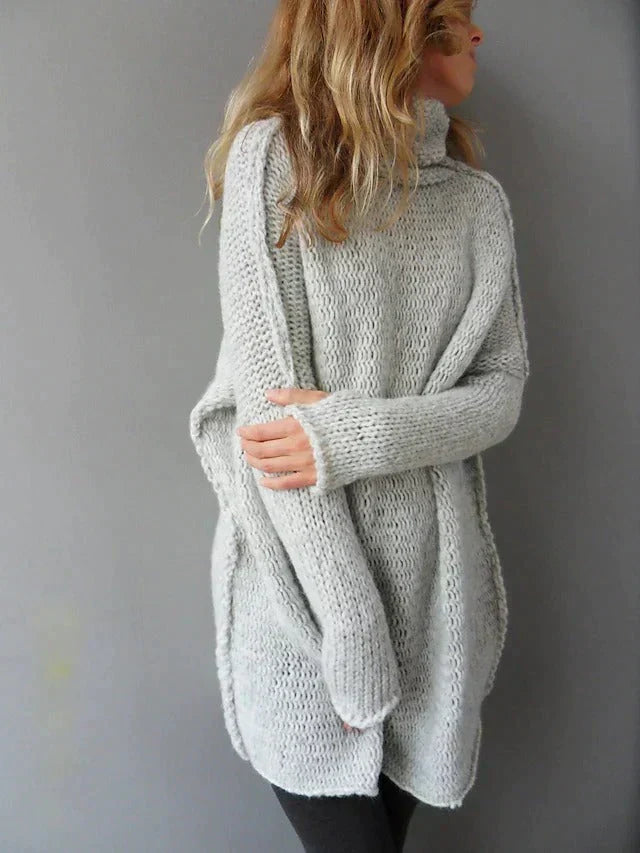 Emma - Gray Plus-Size Women's Sweater