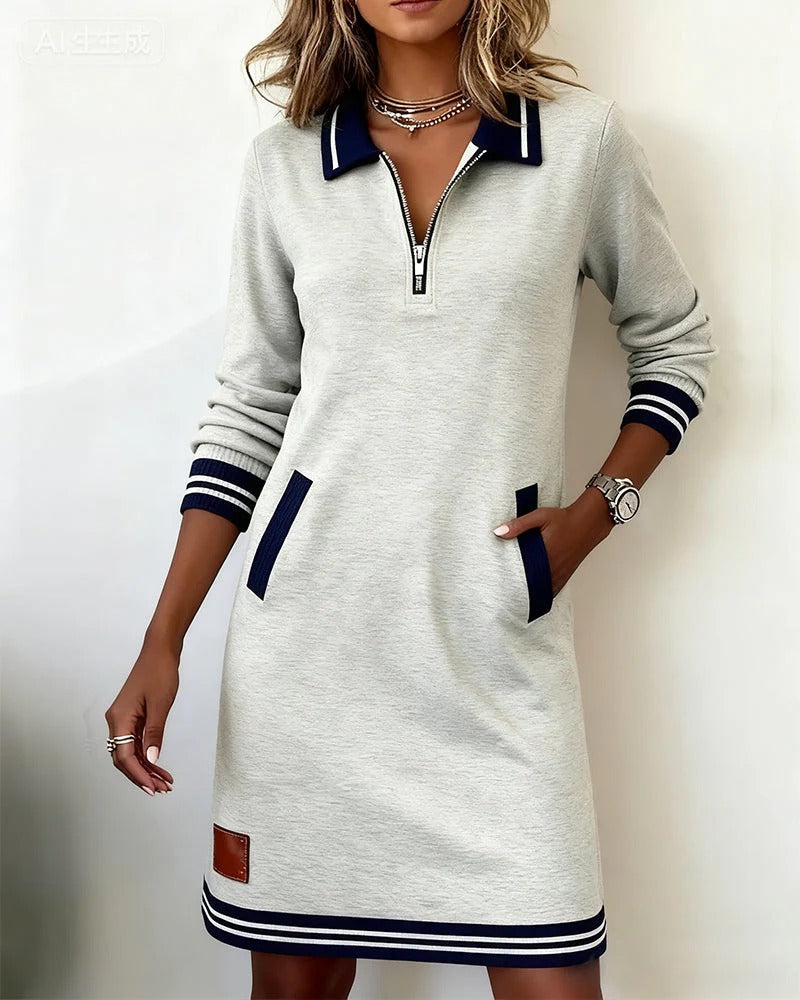 Sophie™ | Elegant Long Cotton Dress