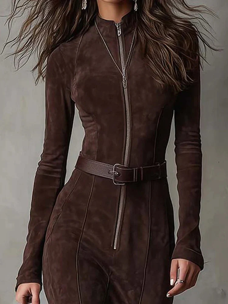 Isabella | Vintage Long Dress with Belt